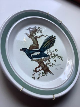 Piatto Portmeirion Birds of Britain Magpie