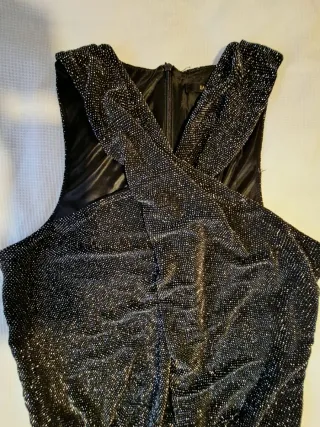 Mono fiesta negro y plata