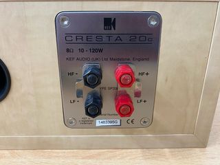 Altavoz Central KEF Cresta20C Marrón/Plata