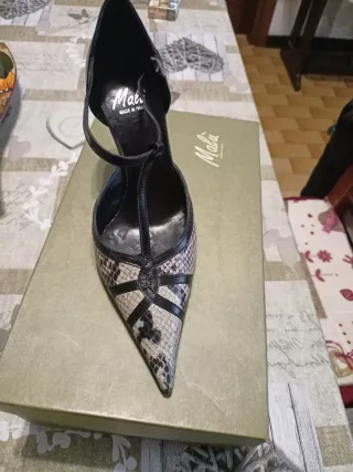 Scarpe Malu tacco alto pitone