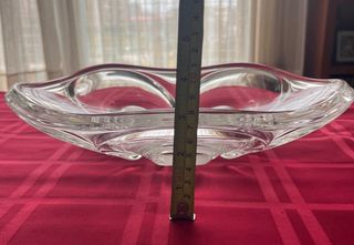 Centro de mesa frutero cristal