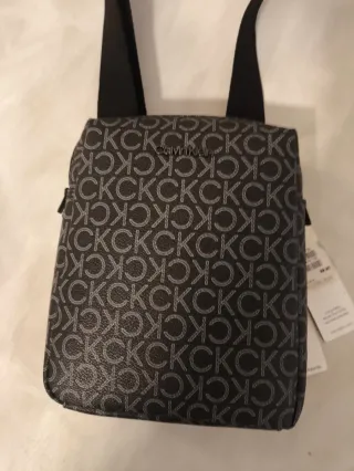 Borsa Calvin Klein monogram marrone
