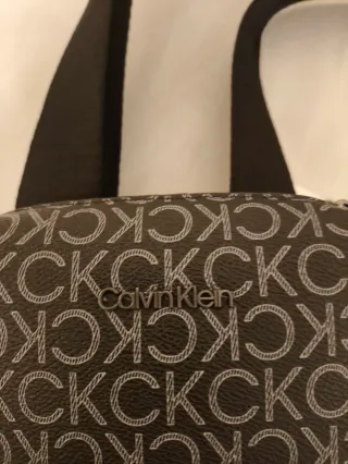 Borsa Calvin Klein monogram marrone