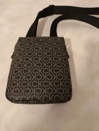 Borsa Calvin Klein monogram marrone