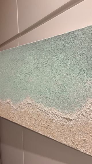 Cuadro Textura Beige y Verde Azulado