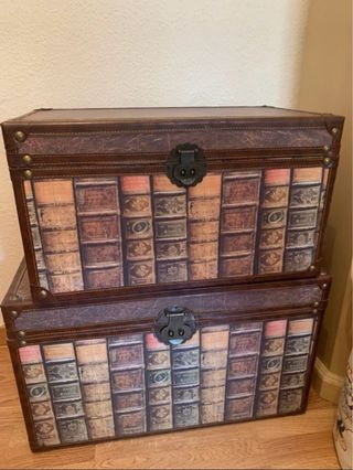 Baúles decorativos estilo libro