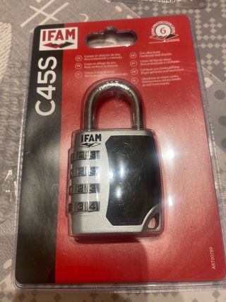 Candado combinación IFAM C45Sn Nuevo sin uso