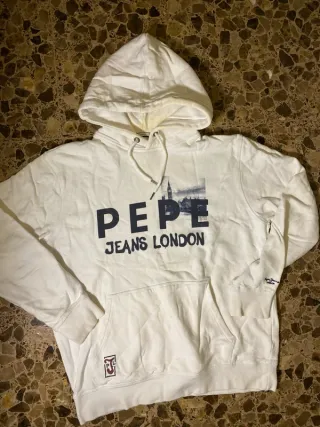 Sudadera Pepe Jeans London Blanca
