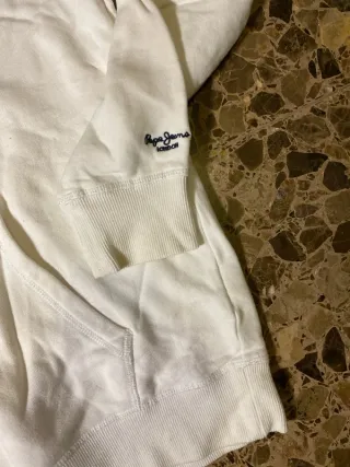 Sudadera Pepe Jeans London Blanca