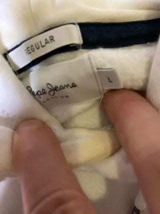 Sudadera Pepe Jeans London Blanca