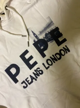 Sudadera Pepe Jeans London Blanca