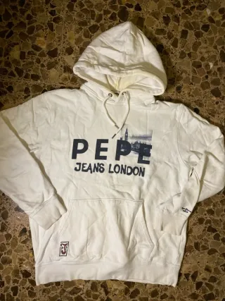 Sudadera Pepe Jeans London Blanca