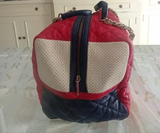 Bolso Purificación García Rojo y Azul