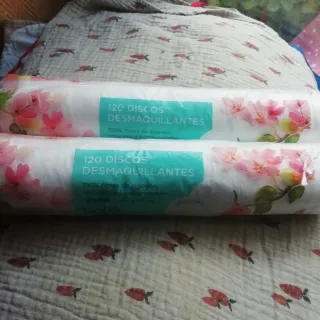 120 Discos Desmaquillantes Regalo 180 empapadores