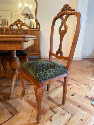 Conjunto Mesa y 6 Sillas Comedor ampliable