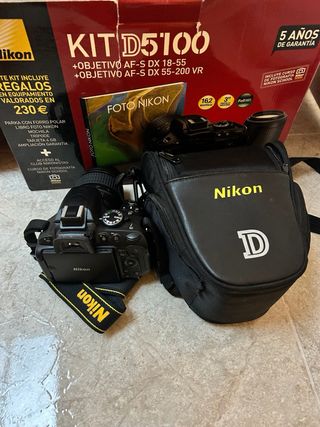 Cámara Nikon D5100 Kit + Accesorios