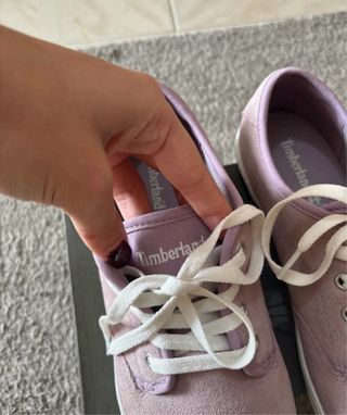 Timberland Sneakers Camoscio Rosa Donna