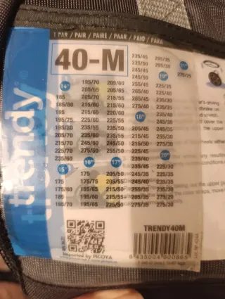 Fundas textiles para nieve Trendy 40M