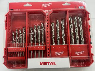 Juego 25 Brocas Milwaukee HSS-G TW 1-13mm