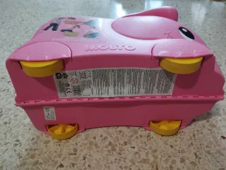 Maleta correpasillos Molto elefante rosa