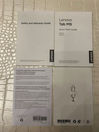 Tablet Lenovo Tab M9 HD + Custodia