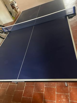 Mesa de ping pong azul