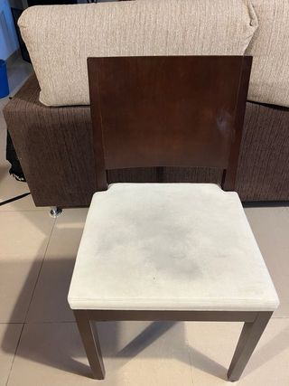 Mesa extensible comedor madera + 6 sillas