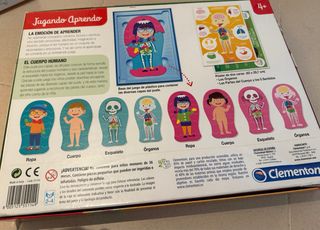 Lote Juegos Mesa: Cuerpo Humano, Sílabas y Puzzle