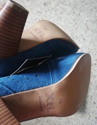 Botines Xti azules mujer talla 38