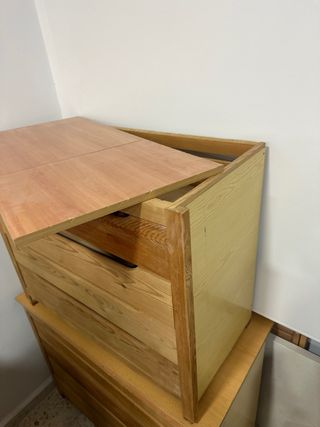 Cajoneras de madera (2 unidades)