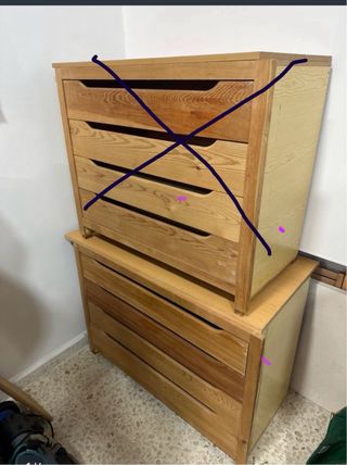 Cajonera de madera