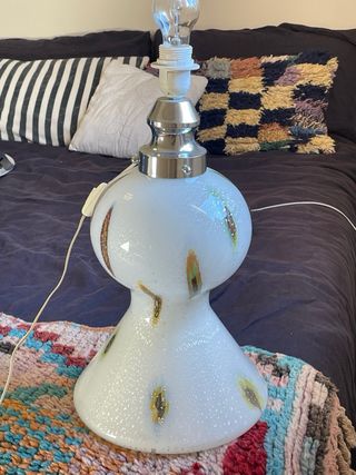 Lámpara de sobremesa de cristal