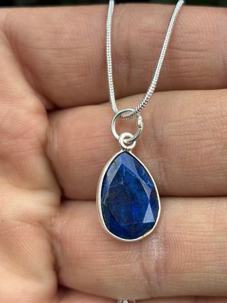 Colgante Lapislázuli Plata