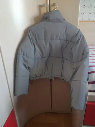 Cazadora reflectante gris