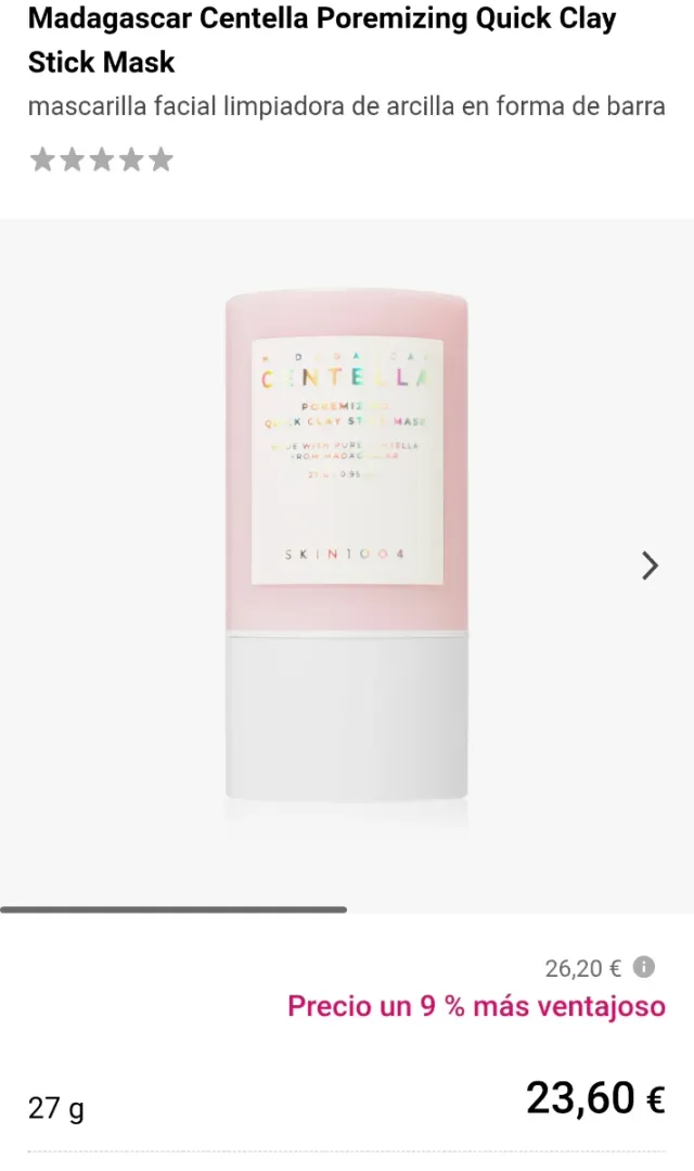 Mascarilla Arcilla Centella Madagascar