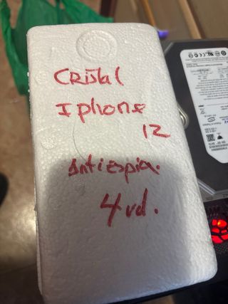 4ud Cristal Templado iphone 12 Y camara 5 ud