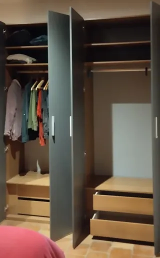 Armario modular madera y metal