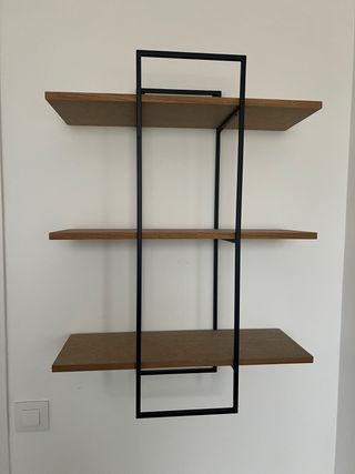 Estantería Sklum Madera y Metal