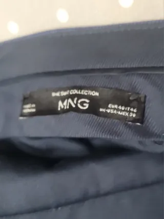 Traje Completo Mango Súper Slim Fit - Azul Marino.