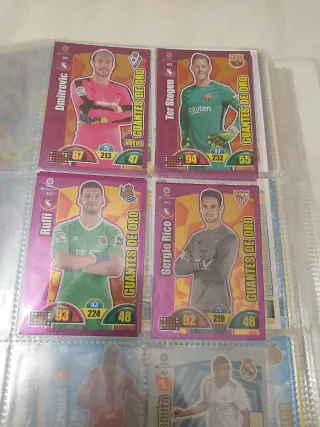 Lote 37 cromos Adrenalyn 2017-18