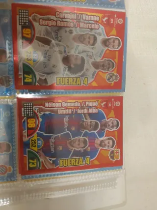 Lote 37 cromos Adrenalyn 2017-18