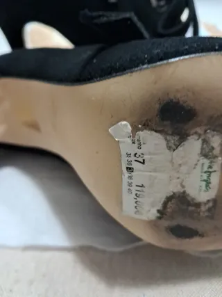 Tacones Gloria Ortiz Negros Piel