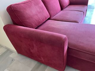 Sofá cama 3 plazas con chaiselongue
