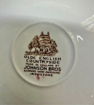 3 Piatti Johnson Bros Olde English Coubtryside
