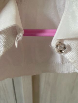 Vestito da cerimonia bianco con fiore