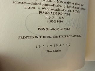 Libro Snuff de Chuck Palahniuk FIRMADO