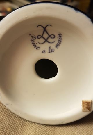 Jarrón de porcelana Sèvres antiguo