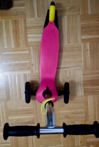 Patinete infantil Oxelo 3 ruedas rosa