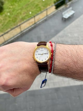 Reloj Seiko Quartz Vintage Gold NOS *Año 1995*