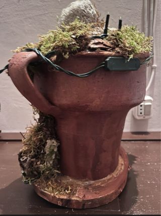 Natività Presepe in Anfora Moranduzzo Altezza 30cm